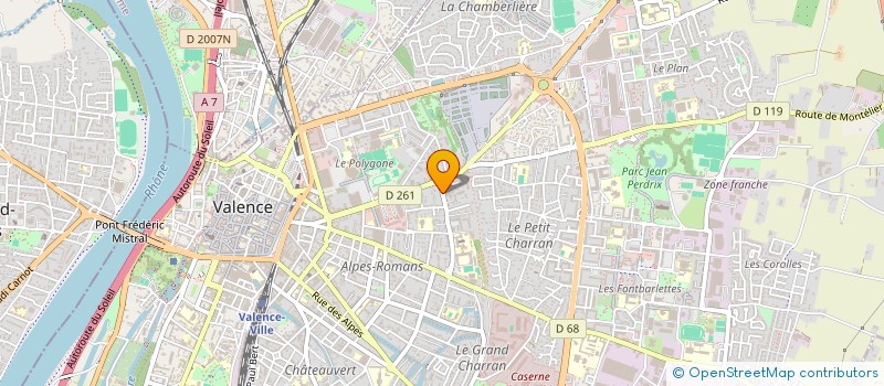 localisation de l'entreprise R'S&CO  VALENCE