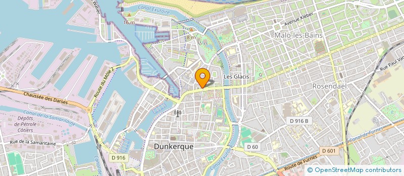 localisation de l'entreprise R.S COLBERT à DUNKERQUE