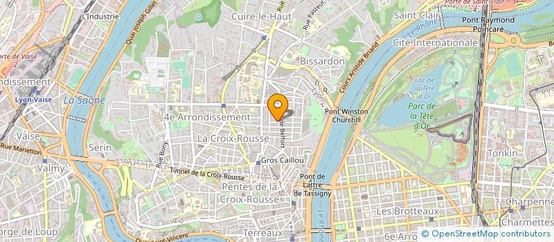 localisation de l'entreprise R.S.D. à LYON
