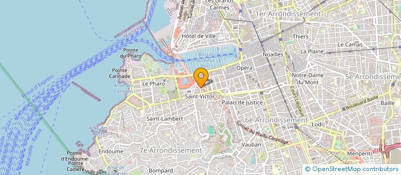 localisation de l'entreprise R.S.D à MARSEILLE