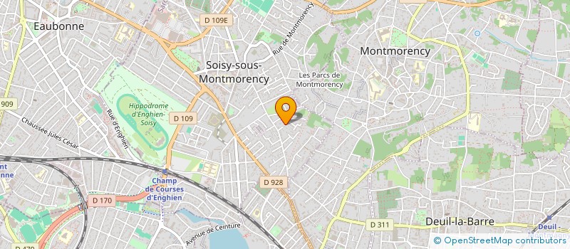 localisation de l'entreprise R.S.D.A à SOISY-SOUS-MONTMORENCY