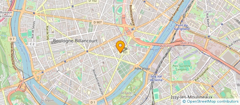 localisation de l'entreprise R.S. DATA à BOULOGNE-BILLANCOURT