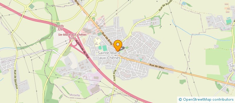 localisation de l'entreprise R.S. DISTRIBUTION  SAINTE-MARIE-AUX-CHENES