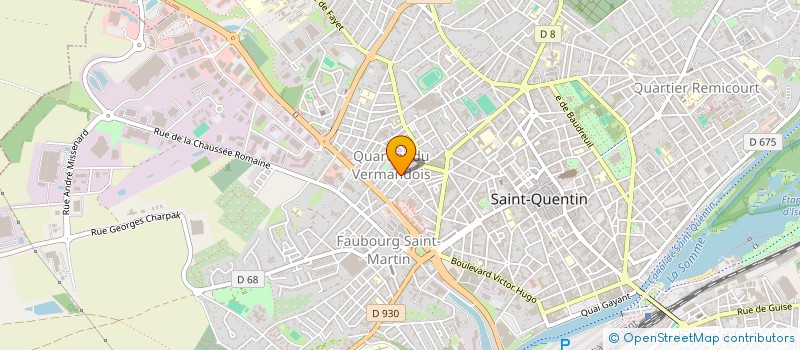 localisation de l'entreprise R - S ELEC à SAINT-QUENTIN