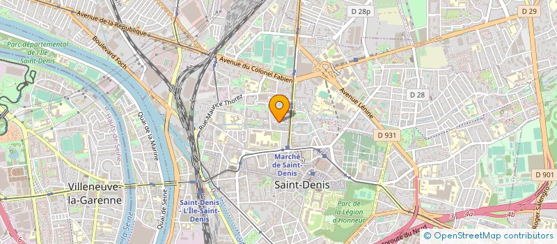 localisation de l'entreprise R.S. ELECTRICITE à SAINT-DENIS