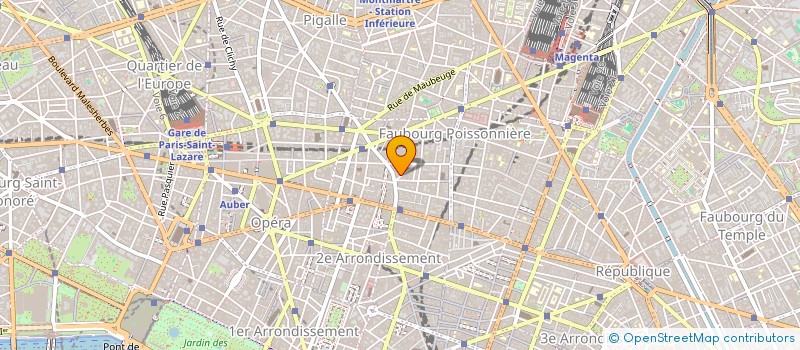 localisation de l'entreprise R.S.F.  PARIS