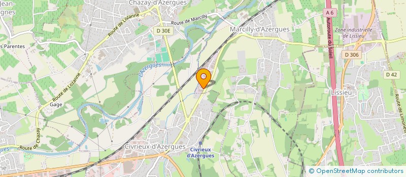 localisation de l'entreprise R&S HOLDING  MARCILLY-D'AZERGUES