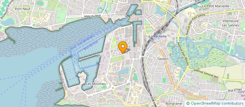 localisation de l'entreprise R.S. IMMO  LA ROCHELLE