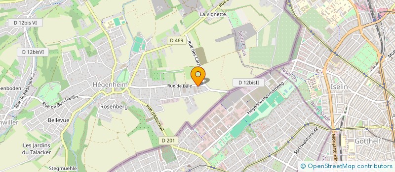 localisation de l'entreprise R&S IMMO  HEGENHEIM