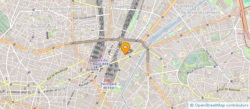 localisation de l'entreprise R.S.K.  PARIS