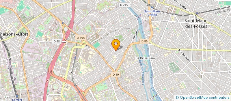 localisation de l'entreprise R.S.K.C.Z.  CRETEIL