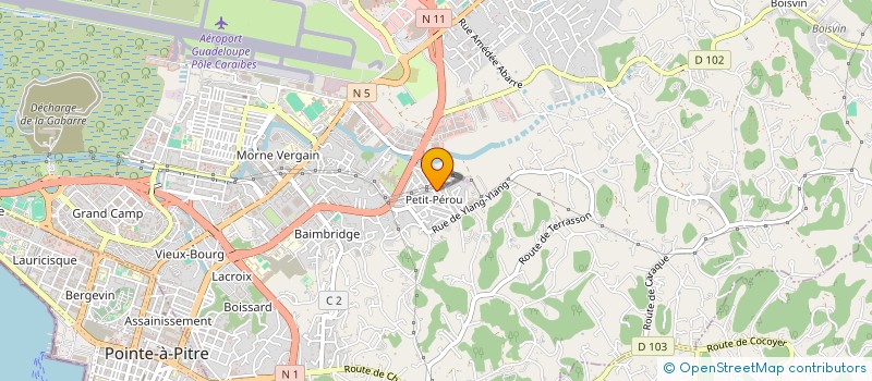 localisation de l'entreprise R S LEASE à LES ABYMES