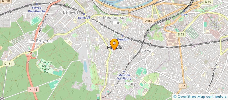 localisation de l'entreprise R.S.LINE  MEUDON