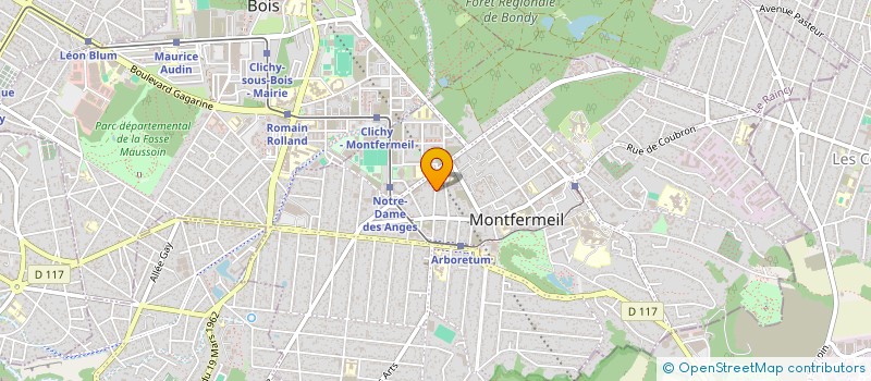 localisation de l'entreprise R.S.M  MONTFERMEIL