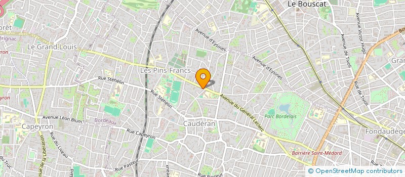 localisation de l'entreprise R&S MEDIA à BORDEAUX