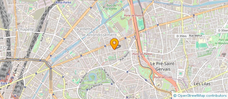 localisation de l'entreprise R.S.N  PARIS