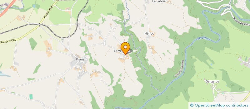 localisation de l'entreprise R.S. NATURE  SAINT-JUST-SUR-VIAUR