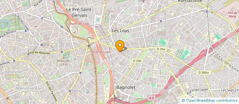 localisation de l'entreprise R.S.P à LES LILAS