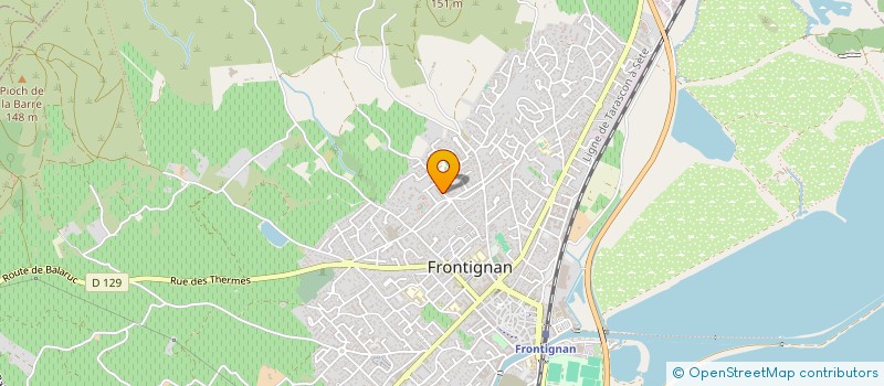 localisation de l'entreprise R&S PATEK à FRONTIGNAN