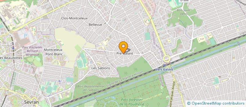 localisation de l'entreprise R.S PIZZA à VILLEPINTE