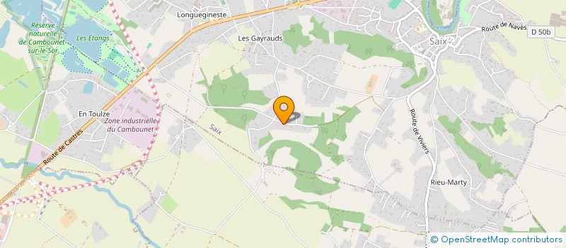 localisation de l'entreprise R.S SERVICE  SAIX