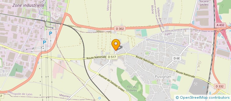 localisation de l'entreprise R.S.T  PUSIGNAN