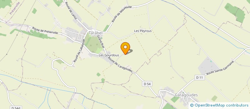 localisation de l'entreprise R.S.T.P.  SAINT-PIERRE-DE-LAGES