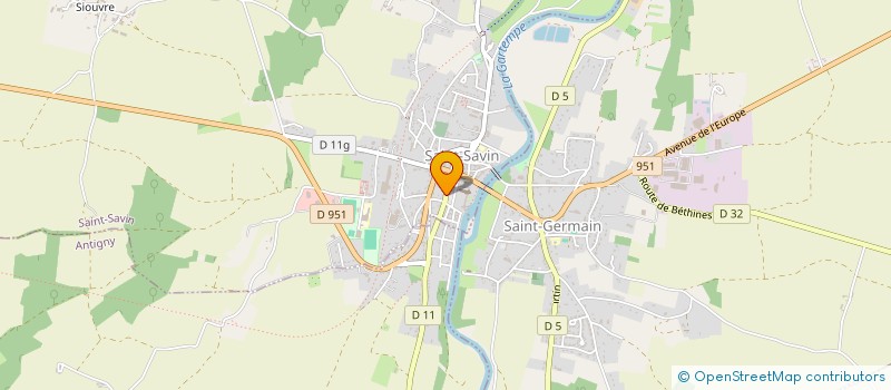 localisation de l'entreprise R SANTE à SAINT-SAVIN