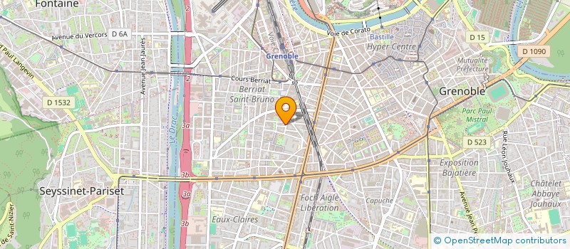 localisation de l'entreprise R SECURITE 38 à GRENOBLE