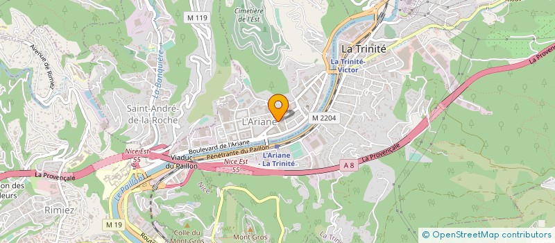localisation de l'entreprise R SERRA ET FILS ELECTRICITE à NICE