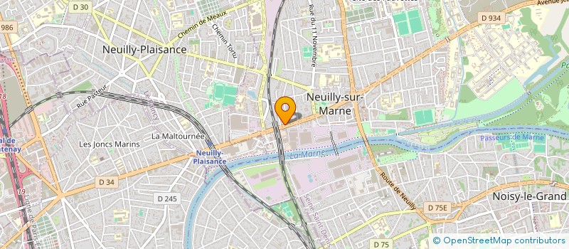 localisation de l'entreprise R.SERVICES à NEUILLY-SUR-MARNE