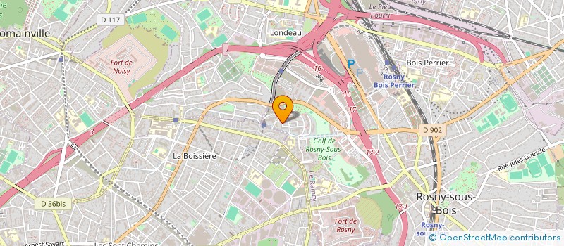 localisation de l'entreprise R SERVICES + à ROSNY-SOUS-BOIS