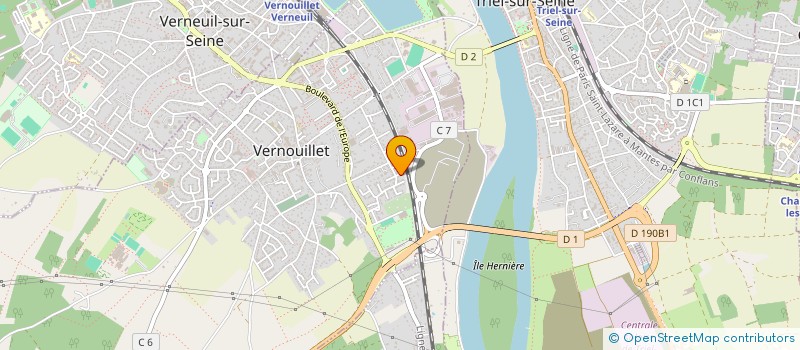 localisation de l'entreprise R. SERVICES à VERNOUILLET