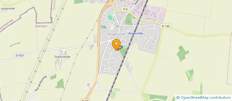 localisation de l'entreprise R SHOP  ANGERVILLE