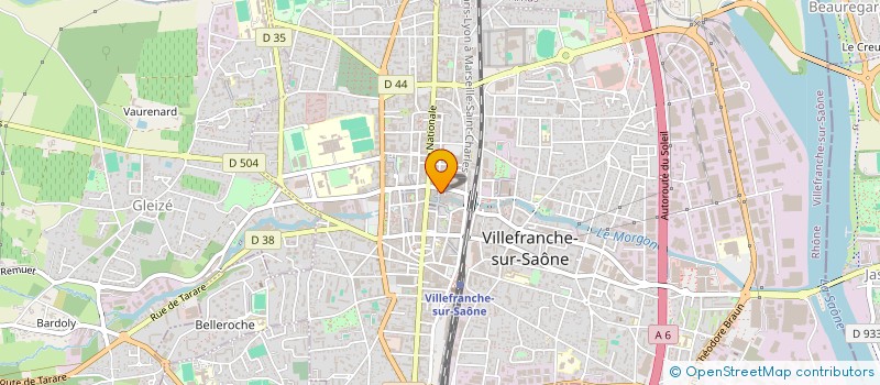 localisation de l'entreprise R. SNACK  VILLEFRANCHE-SUR-SAONE