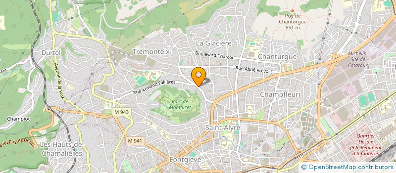 localisation de l'entreprise R-SO-CONSULT à CLERMONT-FERRAND