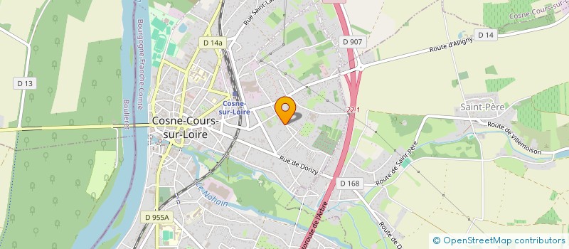localisation de l'entreprise R'SOFT COMPANY à COSNE-COURS-SUR-LOIRE