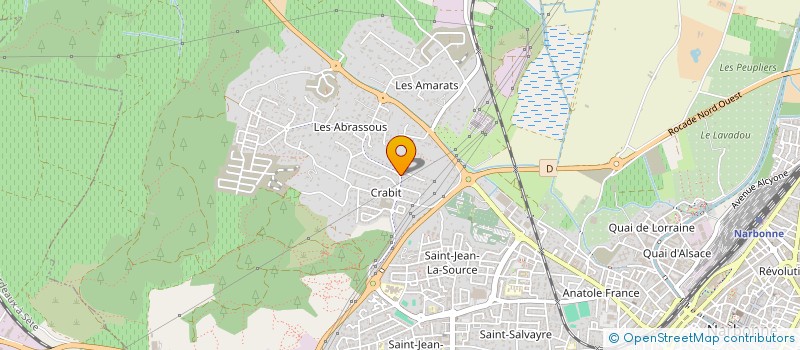 localisation de l'entreprise R-SOL  NARBONNE