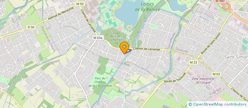 localisation de l'entreprise R.SOLS à TOURNEFEUILLE