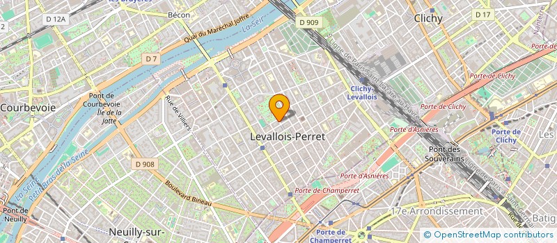 localisation de l'entreprise R-START à LEVALLOIS-PERRET