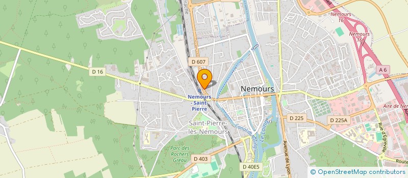 localisation de l'entreprise R'STOC  NEMOURS