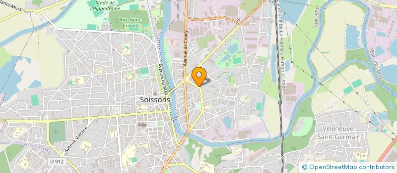 localisation de l'entreprise R T A à SOISSONS