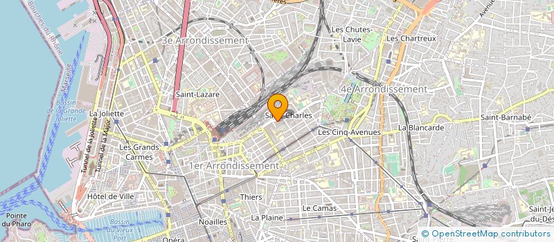 localisation de l'entreprise ( R . T . B ) RENOVATION ET TRAVAUX DE BATIMENTS à MARSEILLE