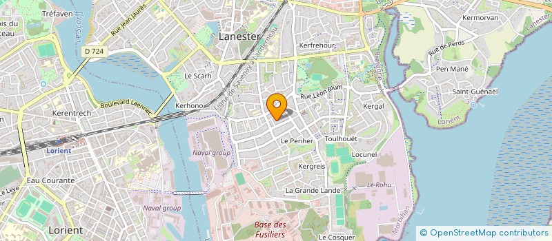 localisation de l'entreprise R.T BAT INVESTISSEMENT  LANESTER