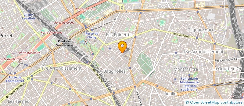 localisation de l'entreprise R T BIS à PARIS