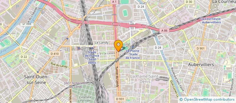 localisation de l'entreprise R T COMMUNICATION  SAINT-DENIS