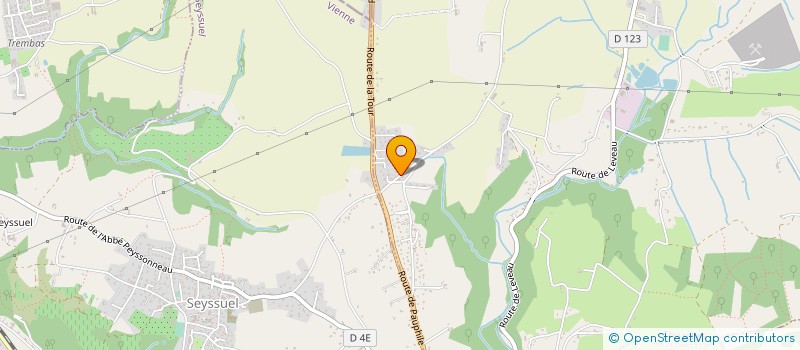 localisation de l'entreprise R.T.E FACADE  CHUZELLES