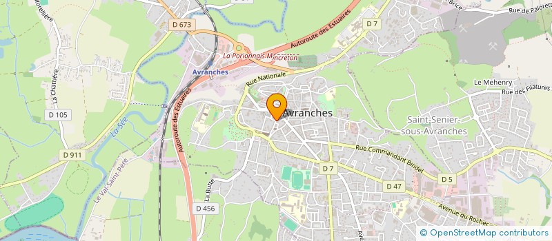 localisation de l'entreprise R.T ENTREPRISE à AVRANCHES