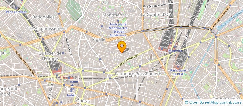 localisation de l'entreprise R.T.F à PARIS