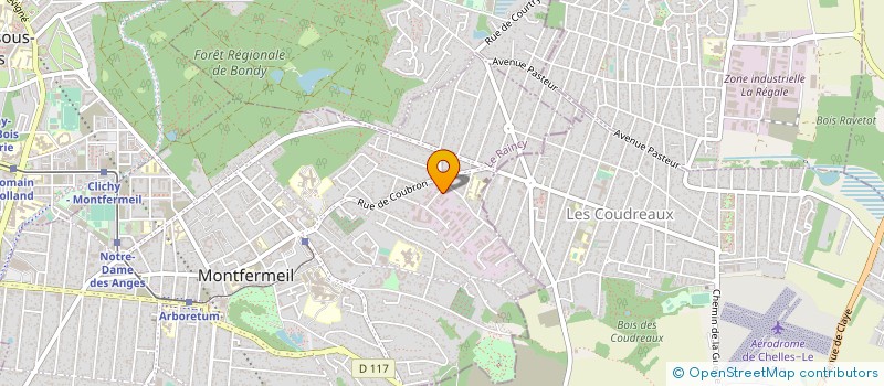 localisation de l'entreprise R T &.I.  MONTFERMEIL